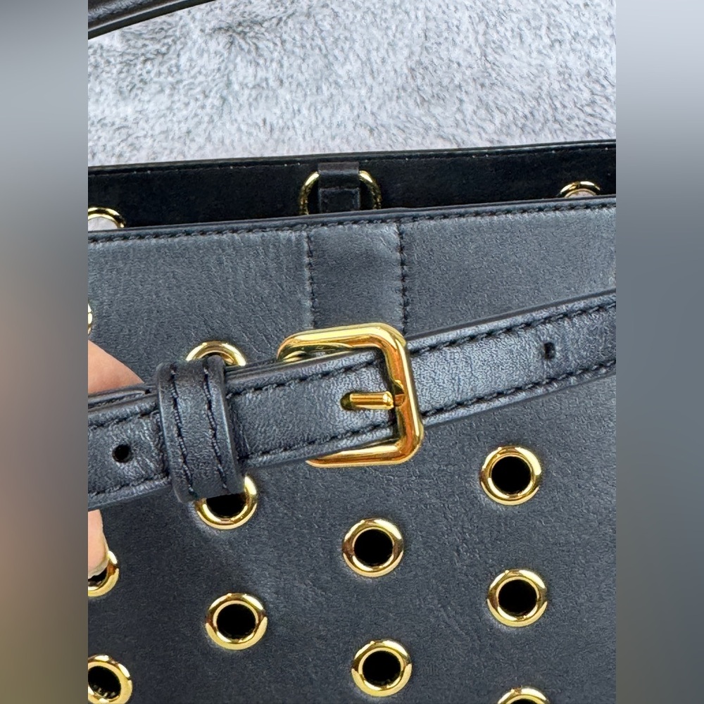 Veronica Beard Small Grommet Convertible Satchel - Picture 12 of 16